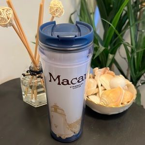 Starbucks Global Icon Series Insulated Travel Tumbler / Mug 12 oz - Macau
